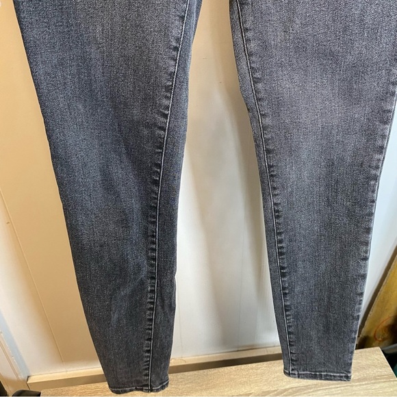 Everlane Mid Rise Skinny Jean Washed Black Grey Denim Comfortable - Picture 8 of 12